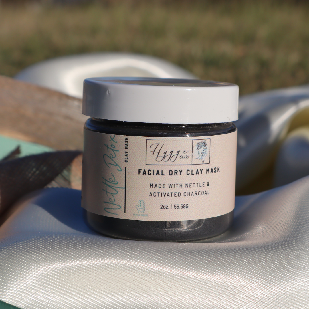 Nettle Detox Clay Mask - Purifying Natural Clay Mask with Nettle for Deep Cleansing, Detoxifying, and Radiant Skin